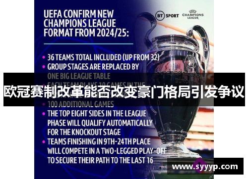欧冠赛制改革能否改变豪门格局引发争议